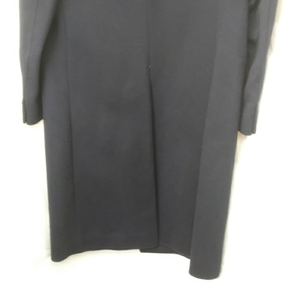 Jos. A. Bank Hand Tailored in England Wool and Cashmere Navy Winter Coat, Size L - Picture 5 of 8